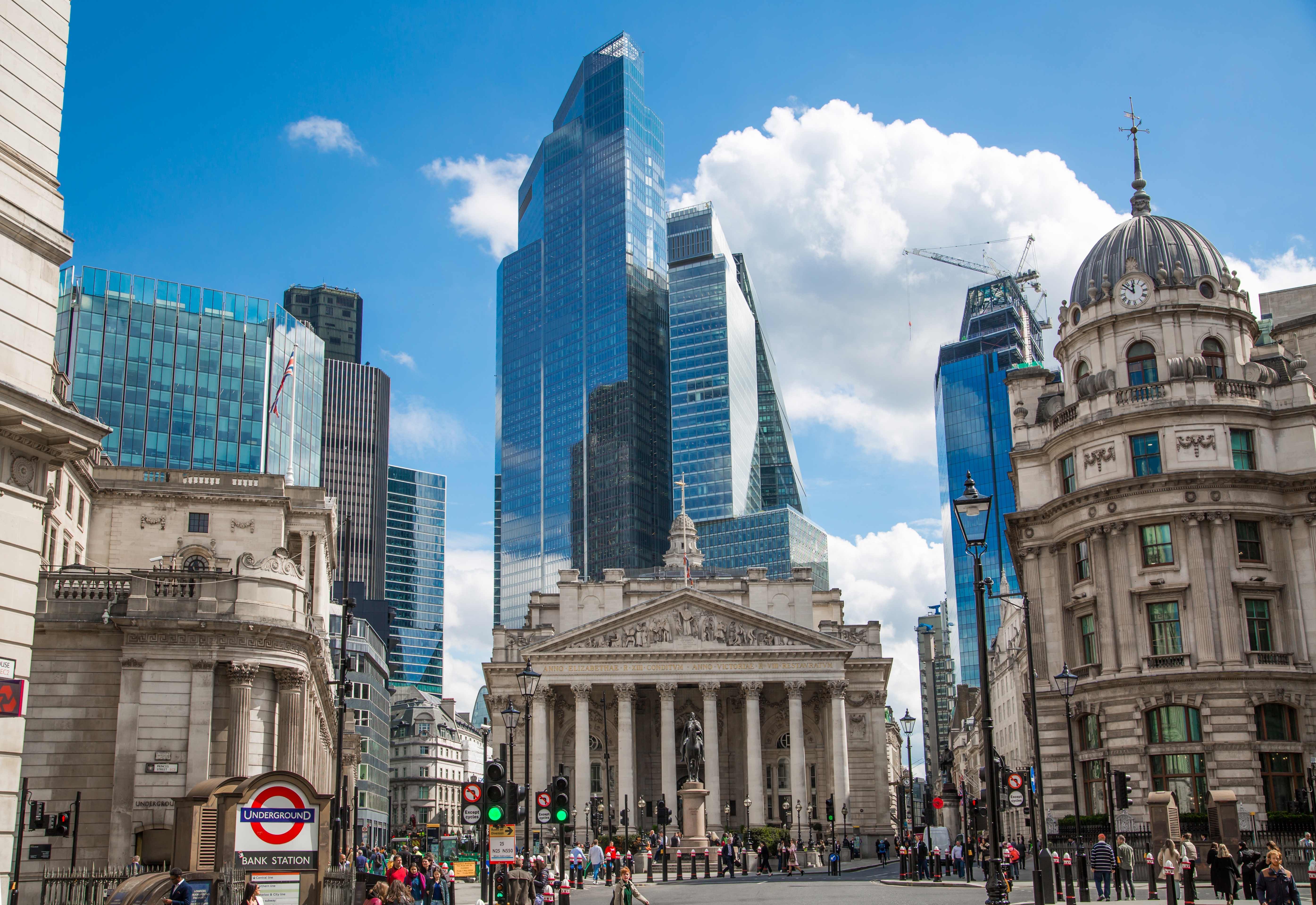 London financial district representing world-class healthcare excellence